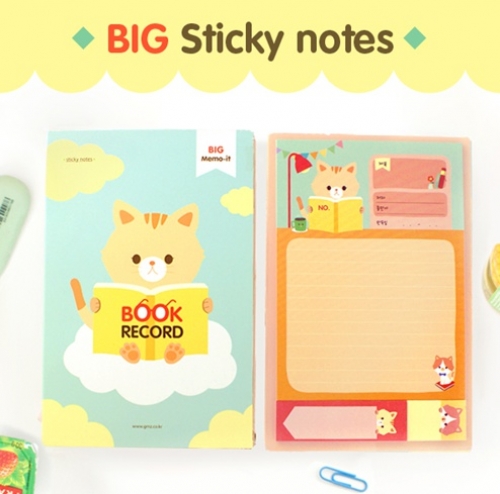 Big sticky notes (book record)